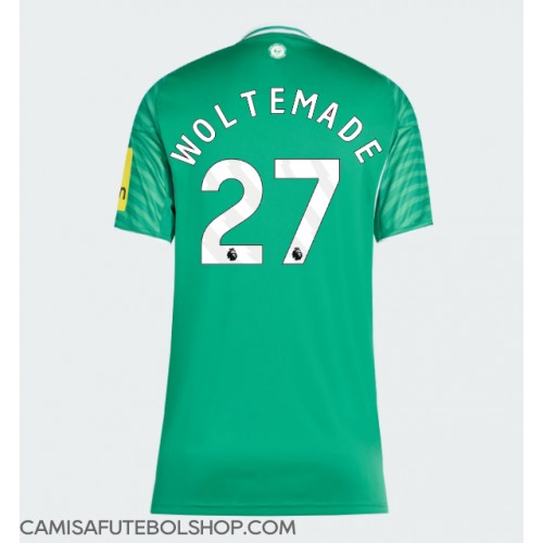 Camisa de time de futebol Newcastle United Nick Woltemade #27 Replicas 2º Equipamento Feminina 2025-26 Manga Curta Camisa de time de futebol Newcastle United Nick Woltemade #27 Replicas 2º Equipamento Feminina 2025-26 Manga Curta